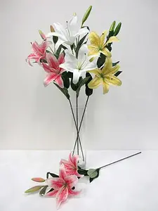 Tiger Lily Spray 87cm