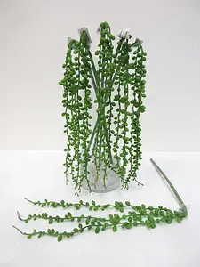 String of Pearls Hanging Berry Spray 33cm