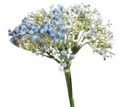 Baby's Breath Bouquet 28cm Blue