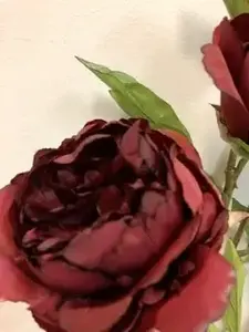 1. Peony Flower Spray 73cm Burgundy thumbnail