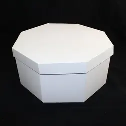 Large Hat Box White