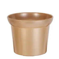 No. 6 Plastic Pot 16.5(D)x12cm(H) Gold