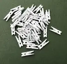 Small Wooden Pegs Pkt 36 White 3.5cm