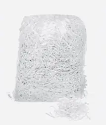 Shredded Paper Filler 1KG White