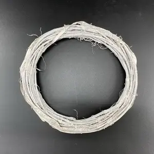 Twig Wreath Whitewash 15cm