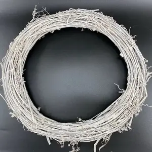 Twig Wreath Whitewash 40cm 