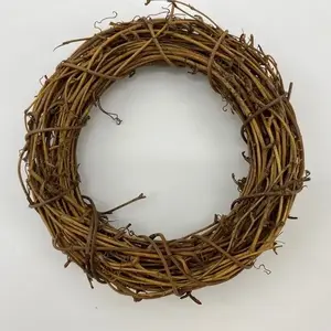 Fine Twig Wreath Natural 15cm