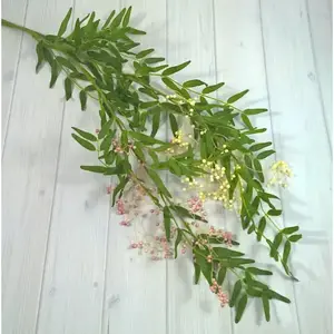 Peppercorn Berry Spray 90cm Pink OR Cream