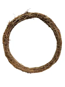 Rattan Cane Wreath 50cm Natural