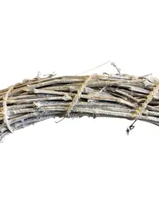 1. Rattan Cane Wreath 30cm Whitewash thumbnail