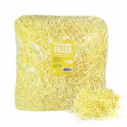 Shredded Paper Filler 1KG Yellow