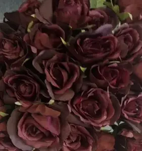 2. Bouquet Rose 42cm Burgundy thumbnail