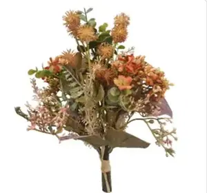 Dried Look Filler Bouquet 30cm Rust