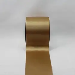 75mmx30m Single Face Satin Ribbon Dijon Gold