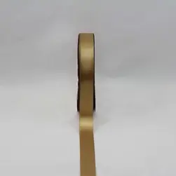 15mm x 30m Single Face Satin Ribbon Dijon Gold
