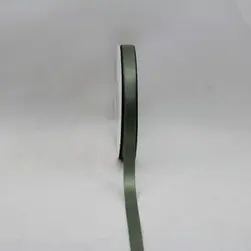 Satin Ribbon Single Face 10mm x 30m Moss
