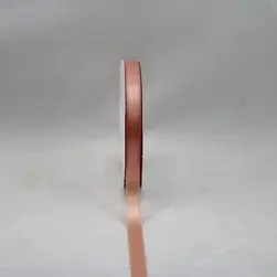 Satin Ribbon Single Face 10mm x 30m Petal Peach