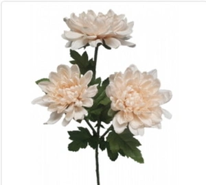 Chrysanthemum Bush 61cm Blush Pink/Peach