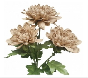 Chrysanthemum Bush 61cm Soft Taupe 