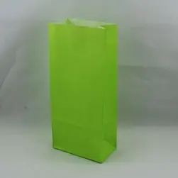 #3 Gift Bag Lime Green 10x22cm height