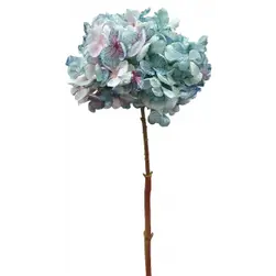 Dried Look Hydrangea 66cm Blue