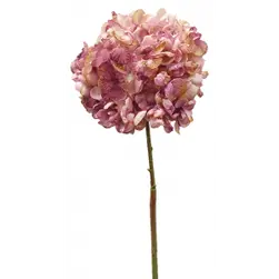 Dried Look Hydrangea 66cm Pink