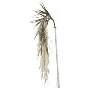 Hanging Dried Look Wheat Grass Bush 83cm White