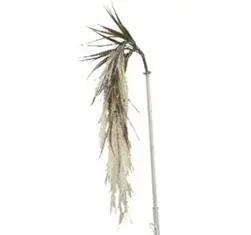Hanging Dried Look Wheat Grass Bush 83cm White
