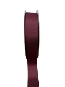 Grosgrain Ribbon Matte 25mmx30m Burgundy