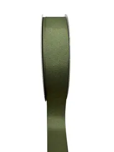 Grosgrain Ribbon Matte 25mmx30m Olive