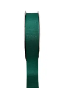 Grosgrain Ribbon Matte 25mmx30m Hunter Green