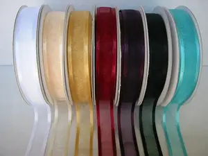 Satin edge organza ribbon 15mmx23m