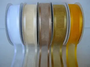 Satin edge organza ribbon 22mmx23m #1