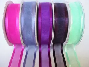 Satin edge organza ribbon 22mmx23m #3