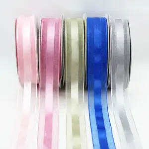 Satin Centre Organza Ribbon 22mm #2