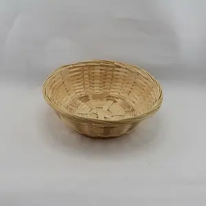 20cm / 8" Round Bamboo Bread Basket