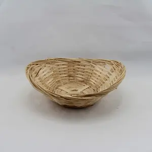 18cm / 7" Oval Bamboo Bread Basket