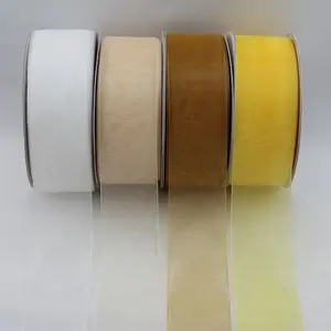 Sewn Edge Organza Ribbon 38mmx50m #1