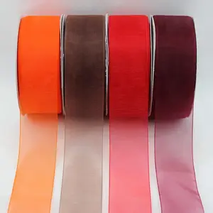 Sewn Edge Organza Ribbon 38mmx50m #2