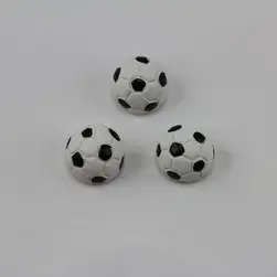 Stick On Polyresin Soccer Balls Pkt 12