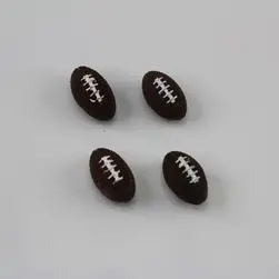 Stick On Polyresin Rugby Balls Pkt 12