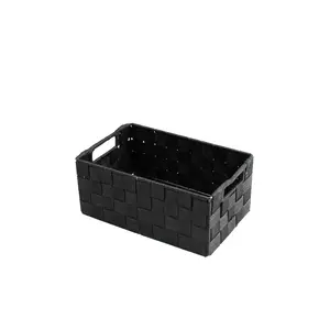 Rect PP Storage Mini Black 26x17x11cm height