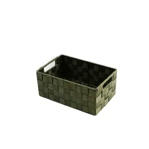 Rect PP Storage Mini Olive 26x17x11cm height