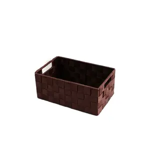 Rect PP Storage Mini Dark Brown 26x17x11cm height