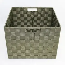 Square PP Storage Large Olive 31x31x23cm height