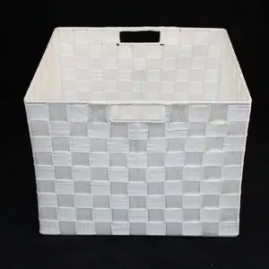 Square PP Storage Large White 31x31x23cm height