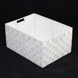 Rect PP Storage Medium White 40x29x19cm height