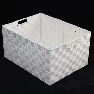 Rect PP Storage Large White 43x31x21cm height