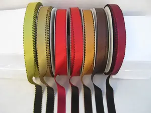 Duo Colour Saddle Stitch Satin Ribbon 15mmx25m #1